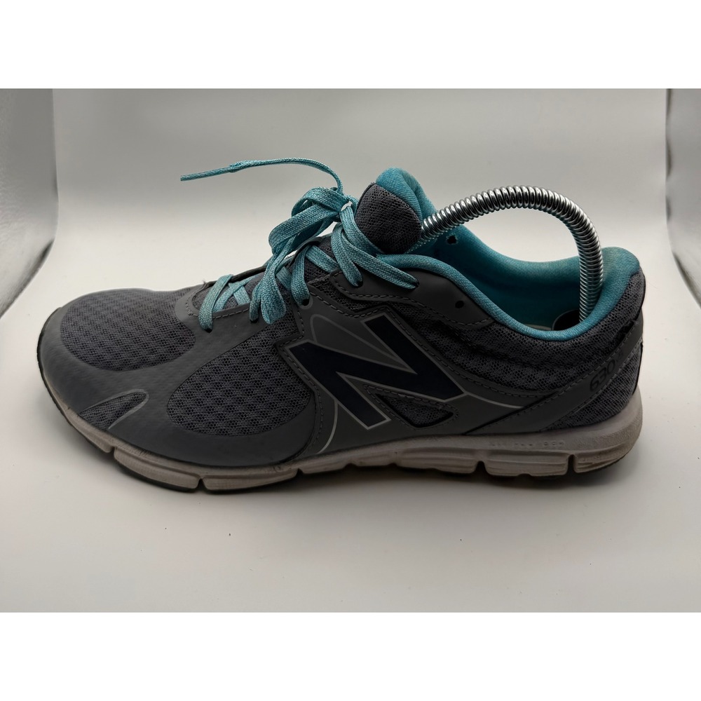 New Balance 630v5 Running Shoes Womens 8 Grey Teal Good W630CG5 Mesh XLT Footbed